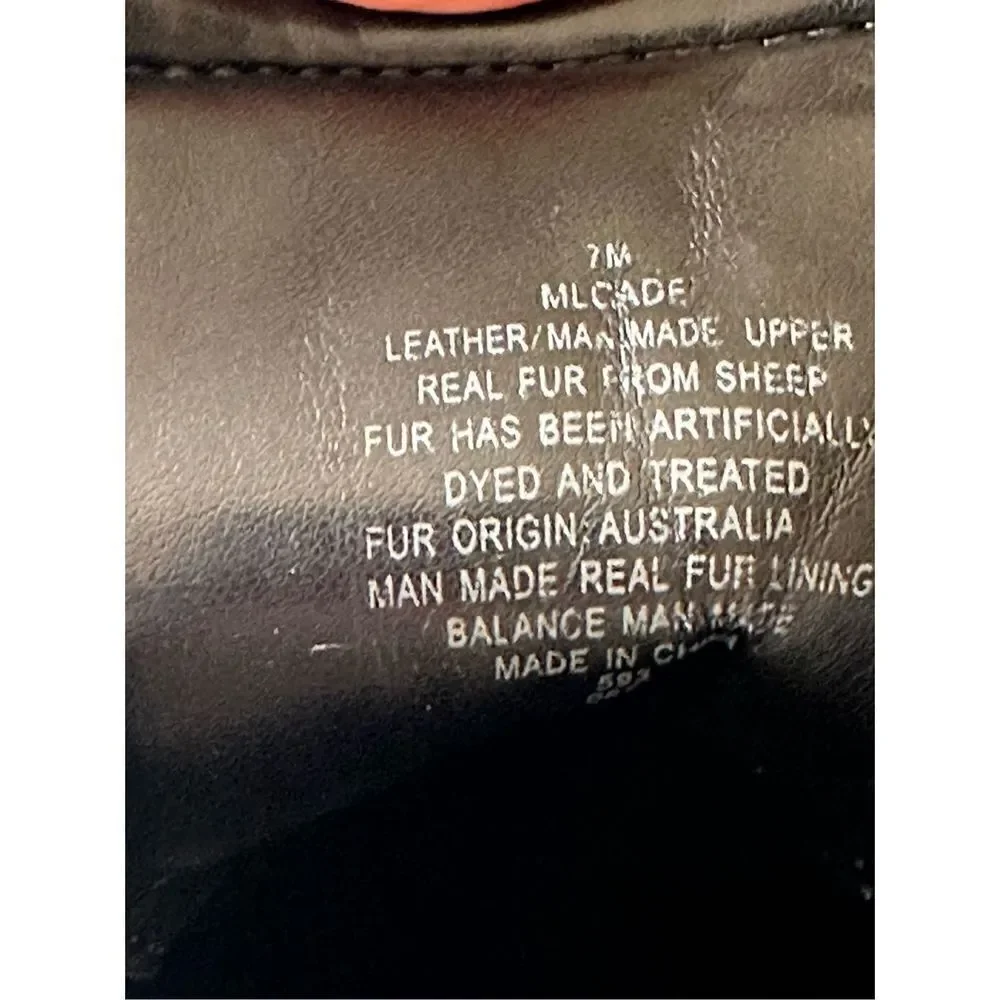 Marc Fisher LTD lace up Cade combat bootie